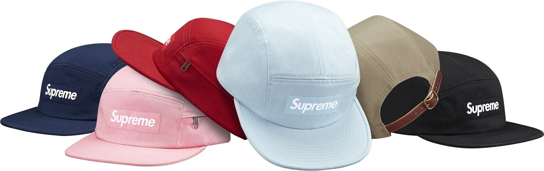 Side Zip Twill Camp Cap